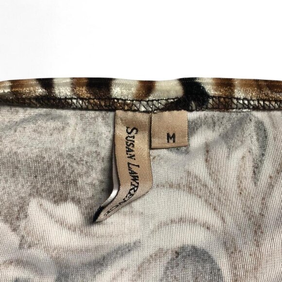 90s Filigree Velvet Top - Picture 3 of 4